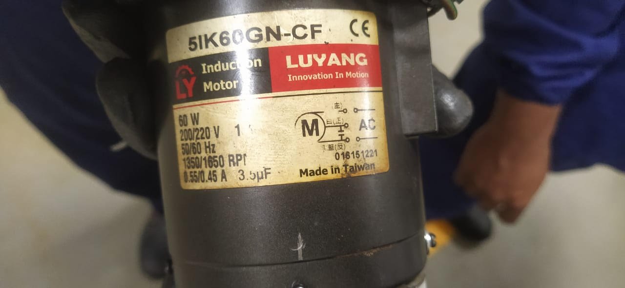 Motor, 51K60GN-CF, 60W , Luyang