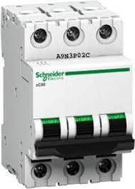 Acti 9 MCB XC60 3P 63A C 10000A, SCHNEIDER