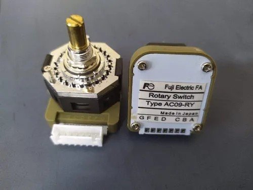 1A 100000 Cycle AC09 RY Fuji Rotary Switch, Number Of Switch Positions: 5 to 8, 