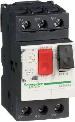 GV2ME14 TeSys MOTOR CB THO/MAG 6-10A ROCKER MCB  (3),Schneider Electric
