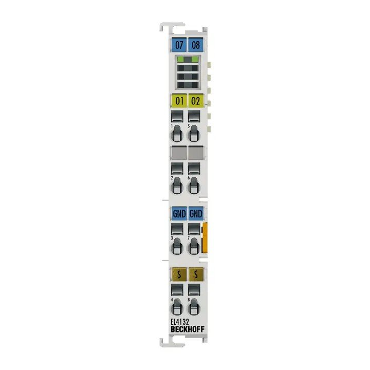 EL4132 | EtherCAT Terminal, 2-channel analog output, voltage, ±10 V, 16 bit,BECK