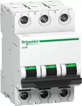 Schneider Electric A9N3P50C Acti9 xC60 MCB 3P C 50A 10000A MCB