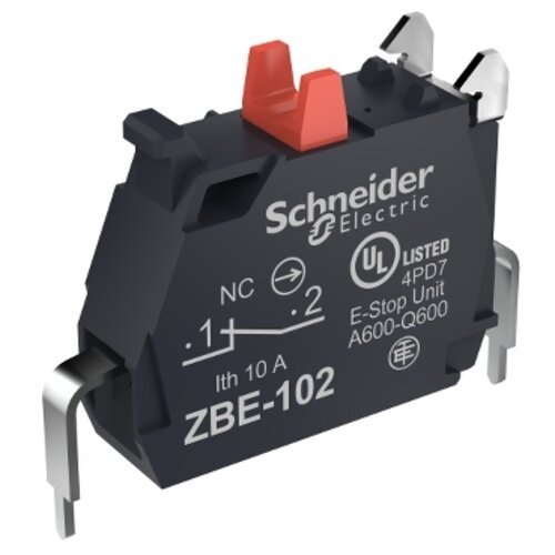 ZBE102N,captive screw clamp terminals - XB5,Schneider