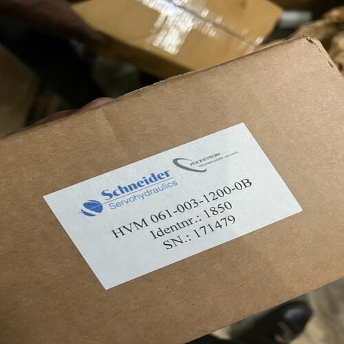 HVM 061-003-1200-0B,Elektrohydraulic Servovalves,Schneider Servohydraulics